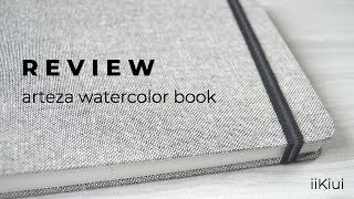 Arteza Watercolor Book  Art Product Review  iiKiui [upl. by Nirrep236]