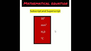 Shortcut Trick for Superscript and Subscript Word Excel and PowerPoint [upl. by Kcolttam]