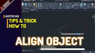 AutoCAD How To Align Object [upl. by Bill]