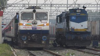 MainLine DEPARTURE Trains  Crazy ACCELERATION Trains  Diesel and Electric Trains  IndianRailways [upl. by Lunna]