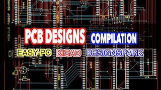 PCB Designs You Need to See EasyPC DesignSpark amp KiCad [upl. by Gratt595]