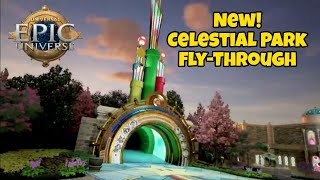 NEW Universals EPIC UNIVERSE Celestial Park FlyThrough [upl. by Reisch]