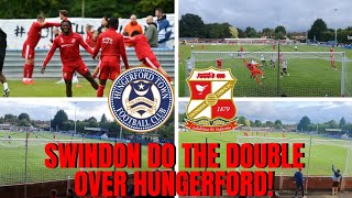 Swindon Do The Double Over Hungerford  Hungerford Town vs Swindon Town  Match Vlog [upl. by Tyra]