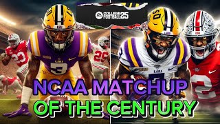 NCAA 25 MATCHUP OF THE CENTURY [upl. by Liauqram609]