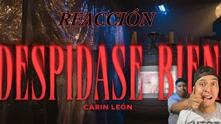 Carin León  Despídase bien Reacción [upl. by Annig]