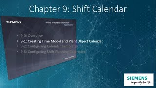 WinCC Unified V17 34 Create Time Model and Plant Object Calendar WinCCGURU [upl. by Cilurzo]