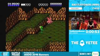 Battletoads by TheMexicanRunner in 3841  Awesome Games Done Quick 2016  Part 79 [upl. by Ioved]