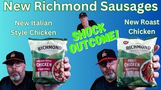 RICHMOND  ROAST CHICKEN FLAVOUR SAUSAGES  ITALIAN STYLE CHICKEN SAUSAGES  REVIEW [upl. by Randy]