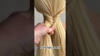 How to create a fish tail plait tutorial [upl. by Meehaf]