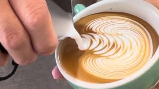 チーノの7oz latteart Simple swan [upl. by Judas]