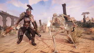 Conan Exiles The Age Calamitous Giant Struggle in the Desert New Fortress Episode 3 [upl. by Rehpetsirhc]