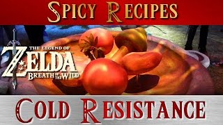 Zelda Breath of the Wild  Cold Resistance Recipes Guide   BOTW [upl. by Mattson698]