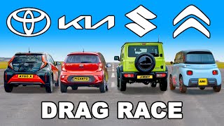 Slowest car DRAG RACE [upl. by Asela]