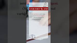 Veraset İlamı  Mirasçılık Belgesi [upl. by Horne]