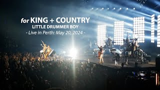 For King amp Country  Little Drummer Boy  Live in Perth Western Australia May 20 2024 [upl. by Nakeber]