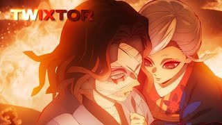 UBUYASHIKI AND HIS FAMILY DEATH TWIXTOR 4K WITH CC  DEMON SLAYER HASHIRA TRAINING ARC EPISODE 8 [upl. by Ardnuas]