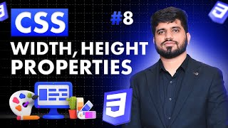 8 CSS height and width  CSS Tutorials [upl. by Biondo]