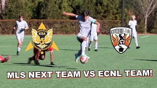 MLS NEXT TEAM VS ECNL TEAM CRAZY MATCHUP WHO WINS  KSA U17 vs Concorde Fire U17 [upl. by Neala]