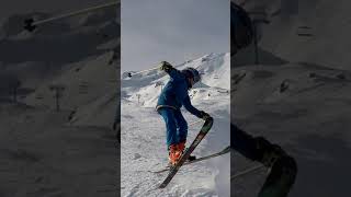 Race training and jumping in Zinal Switzerland [upl. by Anitsyrk147]