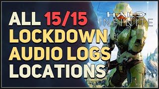 All 15 Lockdown Audio Logs Halo Infinite [upl. by Ogu]