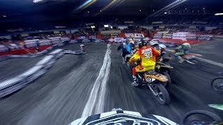 HELMET CAM Fredrik Noren  AX Lites Main Event  AMSOIL Arenacross  Worcester MA MXPTV [upl. by Ibmat]