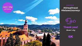 🇩🇪 GERMANY  Virtual Walk Through Sunny BadenBaden Historic Friedrichsbad amp Scenic Views [upl. by Innavoij]