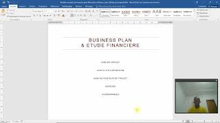 Cours Comment rédiger un Business plan Exemple dun projet réel [upl. by Gaylord52]