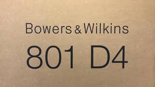 Bowers amp Wilkins 801 D4 Unboxing [upl. by Demodena]