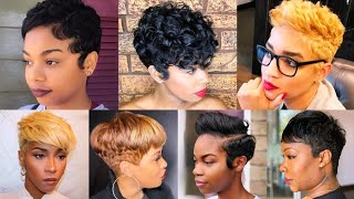 💯🔥96 Sassy and Sexy Black Pixie Cuts  Pixie Haircuts Ideas For Black Women 👍 [upl. by Virendra]