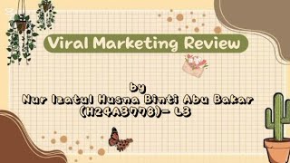 Viral Marketing Review about The Beans Cafe ☕  Individual Assignment [upl. by Gratt637]