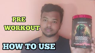 Pre Workout  Big Muscle Pre Workout  How to use pre workout [upl. by Arahahs362]