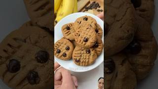 3 Ingredient healthy cookies 🍪 food cookies cooking dinner [upl. by Harvey]