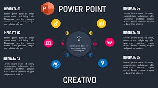 POWER POINT presentaciones creativas infografía diseño profesional 2021 paso a paso✅ [upl. by Ahtivak]