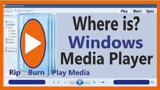 Where is Windows Media Player with Rip Burn feature Find out Windows 1011 [upl. by Septima]