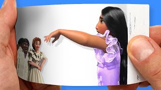 ENCANTO Isabela Pepa and Felix  Flipbook animation [upl. by Follmer990]