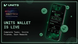 NEW ALPHA TELEGRAM AIRDROP  UNITS WALLET  HOW TO REGISTER AND RUN ALL TASKS [upl. by Adaynek]