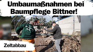 🔧 Umbaumaßnahmen bei Baumpflege Bittner 🔧 [upl. by Om988]