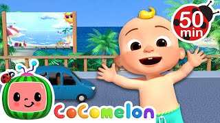 Play Outside  Go Out To the Beach  Cocomelon  Kids Cartoons amp Nursery Rhymes  Moonbug Kids [upl. by Ainelec872]