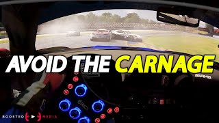 HYPERREALISTIC IRACING  Carnage at Road Atlanta [upl. by Karas]