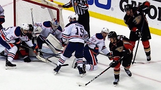 Was there goalie interference on Rakell’s tying goal [upl. by Mehetabel]