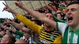 Celtic Fans  Come On You Bhoys In Green 07042012 [upl. by Riesman306]