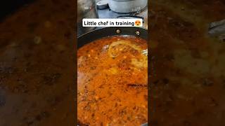 Part 1 Mama ne shuru ki little chef ki training😄 mamabhanji smiradongare cooking [upl. by Crim311]