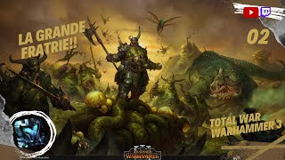 La Grande Fratrie Campagne Nurgle Total War Warhammer 3 [upl. by Allimrac]