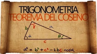 Teorema del Coseno in Trigonometria  Spiegazione ed esercizi classici [upl. by Simonne]