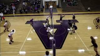 Albion College volleyball vs Trine University Oct 25 2016 [upl. by Gilboa]