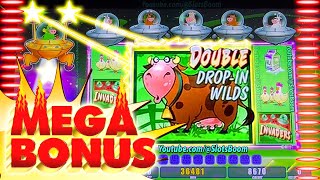 JULY 4th MEGA BONUS 1000 GIANT WILDS  LIVE on INVADERS ATTACK FROM THE PLANET MOOLAH SLOTS [upl. by Hanonew3]