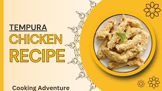 tempura chicken recipe  tempura chicken  tempura batter  tempura [upl. by Adnowal]