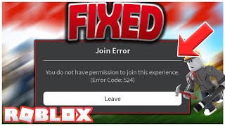 FIX quotDont Have Permission To Join Private Serversquot ERROR Roblox [upl. by Annavoj]