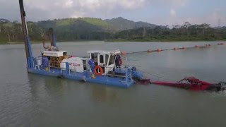 River Dredging with an Ellicott 370 Dragon Dredge [upl. by Aveneg400]