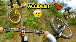 Offroading Gone WRONG 🤕 ACCIDENT Ho gaya 💔  Hyper Ride Ho Gaya 😱 Cycle Stunt  Cycle Vlogging [upl. by Jarret969]